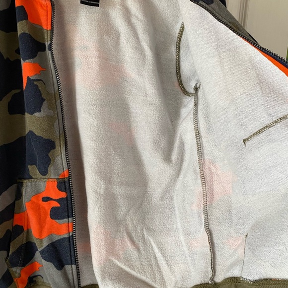 Boys Bass Outdoor Camouflage Hooded Sweatshirt Large (14-16) - Picture 3 of 8